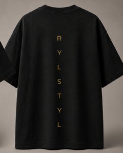 T-shirt Oversize „Pion — Pierś” — zdjęcie 2