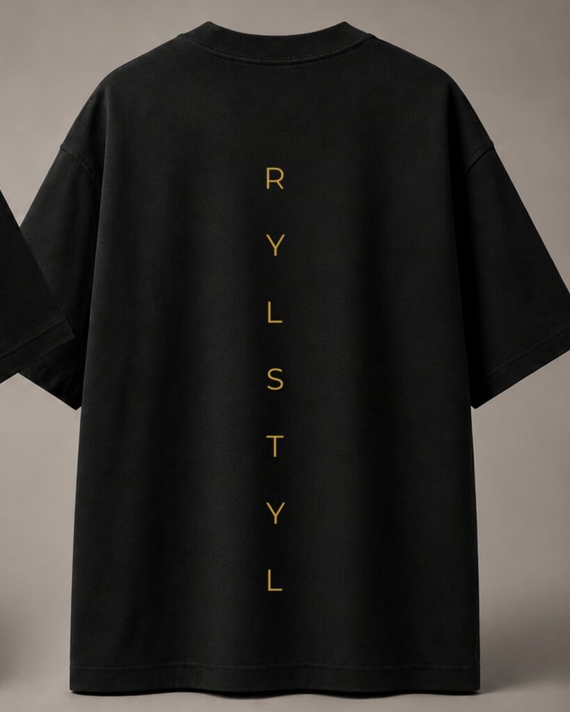 T-shirt Oversize „Pion — Pierś” — tył